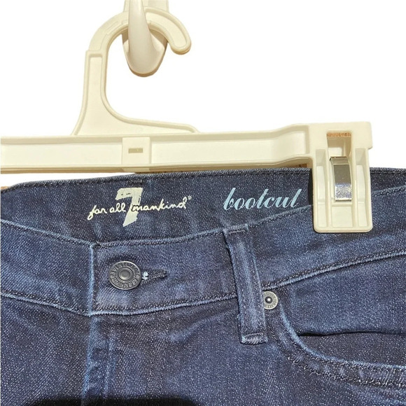 7 For All Mankind Bootcut Bling Pockets Jeans Size 28 - Picture 5 of 8